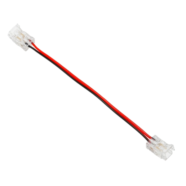 CONECTORES TRANSPARENTES 8MM CABLE 15CM